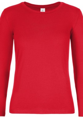 B & C - Γυναικείο T-Shirt Μακρυμάνικο TW08T B & C Red