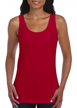 Gildan - Γυναικείο Tank Top 64200L Gildan Softstyle Cherry Red