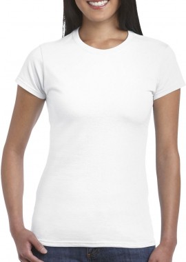 Gildan - Γυναικείο T-Shirt 64000L Gildan Fitted Ring Spun White
