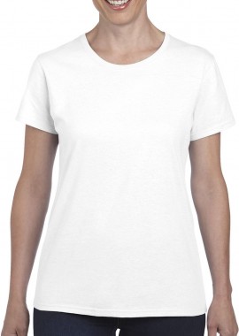 Gildan - Γυναικείο T-Shirt Heavy Cotton 5000L Gildan White