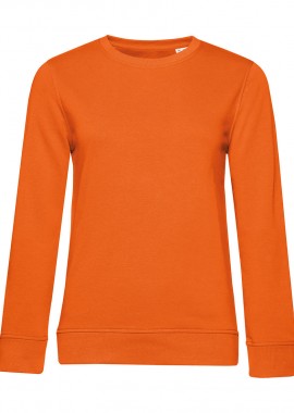 B & C - Γυναικείο Φούτερ WW32B B & C Organic Crew Neck French Terry Pure Orange