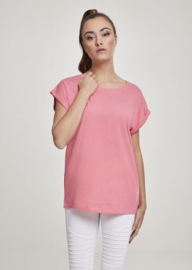 Urban Classics - T-shirt TB771 Urban Classics Extended Shoulder Tee Pink Grapefruit