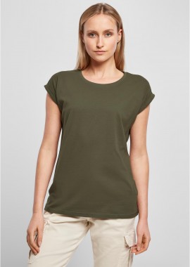 BYB - Γυναικείο T-Shirt BY021 Build Your Brand Ladies Extended Shoulder Tee Black Olive