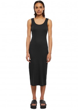 Urban Classics - Γυναικείο Φόρεμα Rib Top TB6190-00007 Urban Classics Black