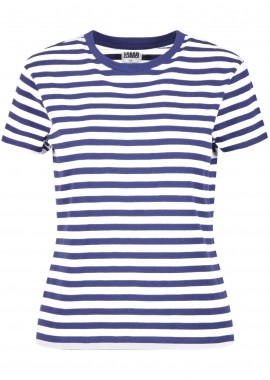 Urban Classics - Γυναικείο T-Shirt Ριγέ TB6826 Urban Classics white/darkblue