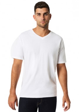Gildan - Ανδρικό T-Shirt Softstyle 64V00 Gildan V-Neck White