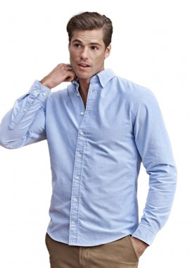 Tee Jays - Ανδρικό Πουκάμισο 4000 Tee Jays Perfect Oxford Light Blue