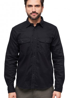 Brandit - Πουκάμισο Φλανέλα BD4030 Brandit Black
