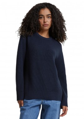 Urban Classics - Ladies Rib Knit Sweater Urban Classics TB7116-00155 Navy