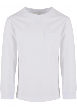 Urban Classics - Boys Heavy Oversized Pocket Longsleeve Urban Classics UCK4723-00220 White