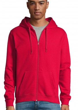 SOLS - Ζακέτα Φούτερ με Κουκούλα Zip Hoodie 01714 SOL'S Stone Red