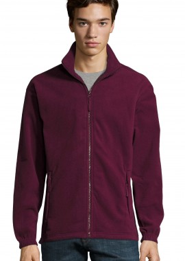 SOLS - Ανδρική Ζακέτα Fleece North 55000 SOL'S Burgundy
