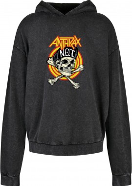 Rock Avenue - Oversized Premium Hoodie Anthrax Art2 Rock Avenue Black