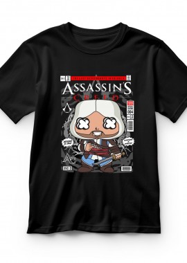 Pop Culture - Παιδικό T-shirt Assasin Creed Pop Culture Black