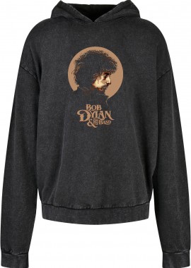 Rock Avenue - Oversized Premium Hoodie Bob Dylan Art Design Rock Avenue Black