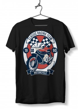 Pop Culture - T-Shirt Classic Racing Team Pop Culture Black