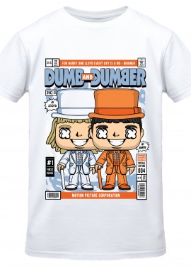 Pop Culture - T-Shirt Dumb And Dumber Pop Culture White