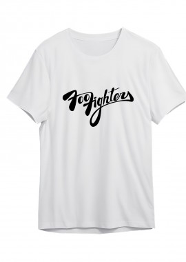 Rock Avenue - T-Shirt Foo Fighters Rock Avenue White