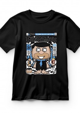 Pop Culture - Παιδικό T-shirt Fred Flinstones Pop Culture Black