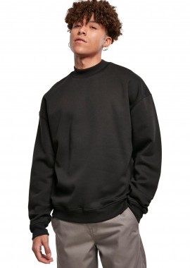 Urban Classics - Φούτερ Mock Neck Crew TB4483 Urban Classics Black