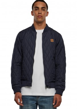 Urban Classics - Μπουφάν Diamond Quilt Nylon TB862 Urban Classics Navy Μπλε