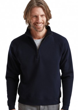 Fruit of the Loom - Φούτερ 62-032-0 Fruit of the Loom Premium Zip Neck Deep Navy