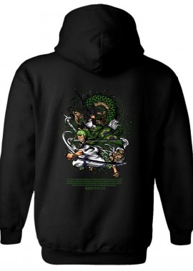 Pop Culture - Hoodie One Piece Roronoa Zoro Pop Culture Black