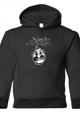 Rock Avenue - Παιδικό Hoodie Anthrax Not Man Rock Avenue Black