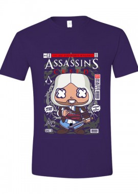 Pop Culture - T-Shirt Assasin Creed Pop Culture Purple