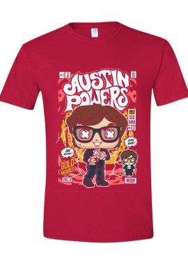 Pop Culture - T-Shirt Austin Powers Pop Culture Red