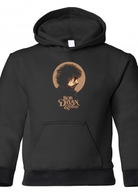 Rock Avenue - Παιδικό Hoodie Bob Dylan Art Design Rock Avenue Black