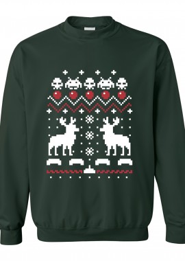 Pop Culture - Χριστουγεννιάτικο Ugly Sweater Deer Pop Culture Forest Green