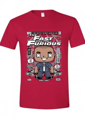 Pop Culture - T-Shirt Dom Toretto Fast and Furious Pop Culture Red