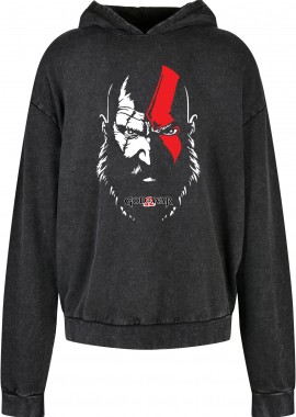 Pop Culture - Oversized Premium Hoodie God Of War 2 Pop Culture Black