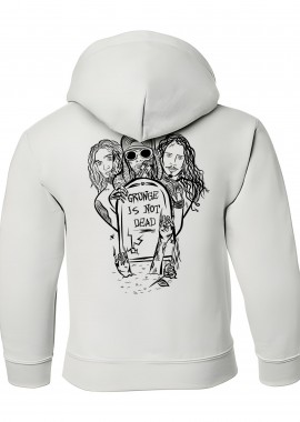 Rock Avenue - Παιδικό Hoodie Grunge Is Not Dead Rock Avenue White