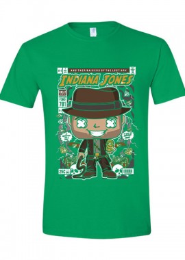 Pop Culture - T-Shirt Indiana Jones Pop Culture Irish Green