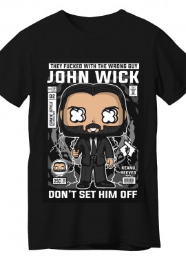 Pop Culture - T-Shirt John Wick Pop Culture Black