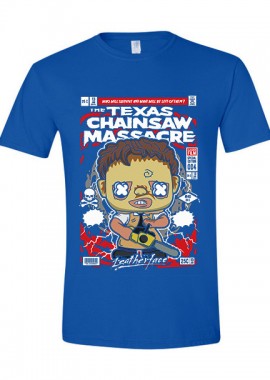Pop Culture - T-Shirt Leatherface Pop Culture Royal