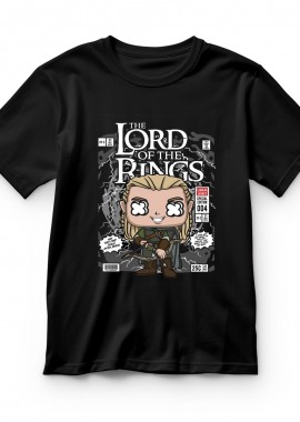 Pop Culture - Παιδικό T-shirt Legolas Lord Of The Rings Pop Culture Black
