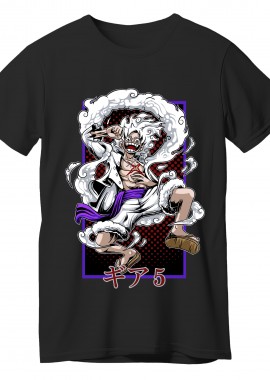 Pop Culture - T-Shirt Luffy Gear 5 Pop Culture Black