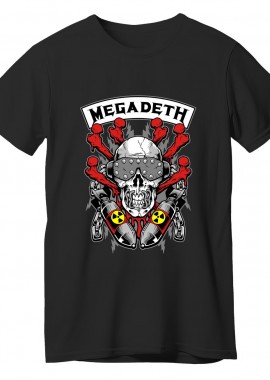 Rock Avenue - T-Shirt Megadeth Art3 Rock Avenue Black