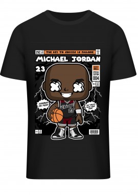 Pop Culture - T-Shirt Michael Jordan Pop Culture Black