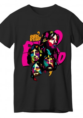 Rock Avenue - T-Shirt Pink Floyd 1 Rock Avenue Black