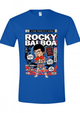 Pop Culture - T-Shirt Rocky Balboa Pop Culture Royal