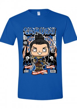 Pop Culture - T-Shirt Samurai Pop Culture Royal