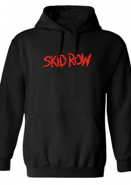 Rock Avenue - Hoodie Skid Row Band Name Logo Rock Avenue Black