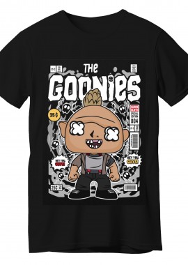Pop Culture - T-Shirt Sloth The Goonies Pop Culture Black