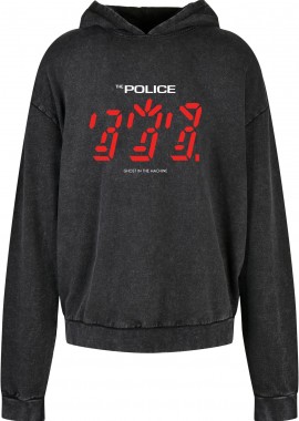Rock Avenue - Oversized Premium Hoodie The Police Ghost In The Machine Rock Avenue Black