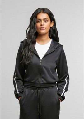Urban Classics - Γυναικείο Cropped Track Jacket TB7135 Urban Classics Black