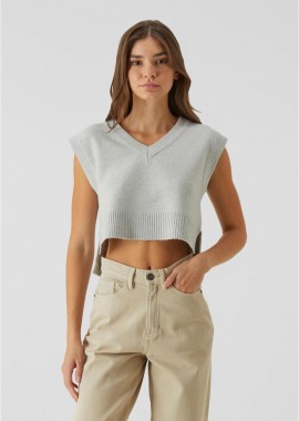 Urban Classics - Γυναικείο Πλεκτό Γιλέκο Soft Knit TB7460 Urban Classics Lightasphalt